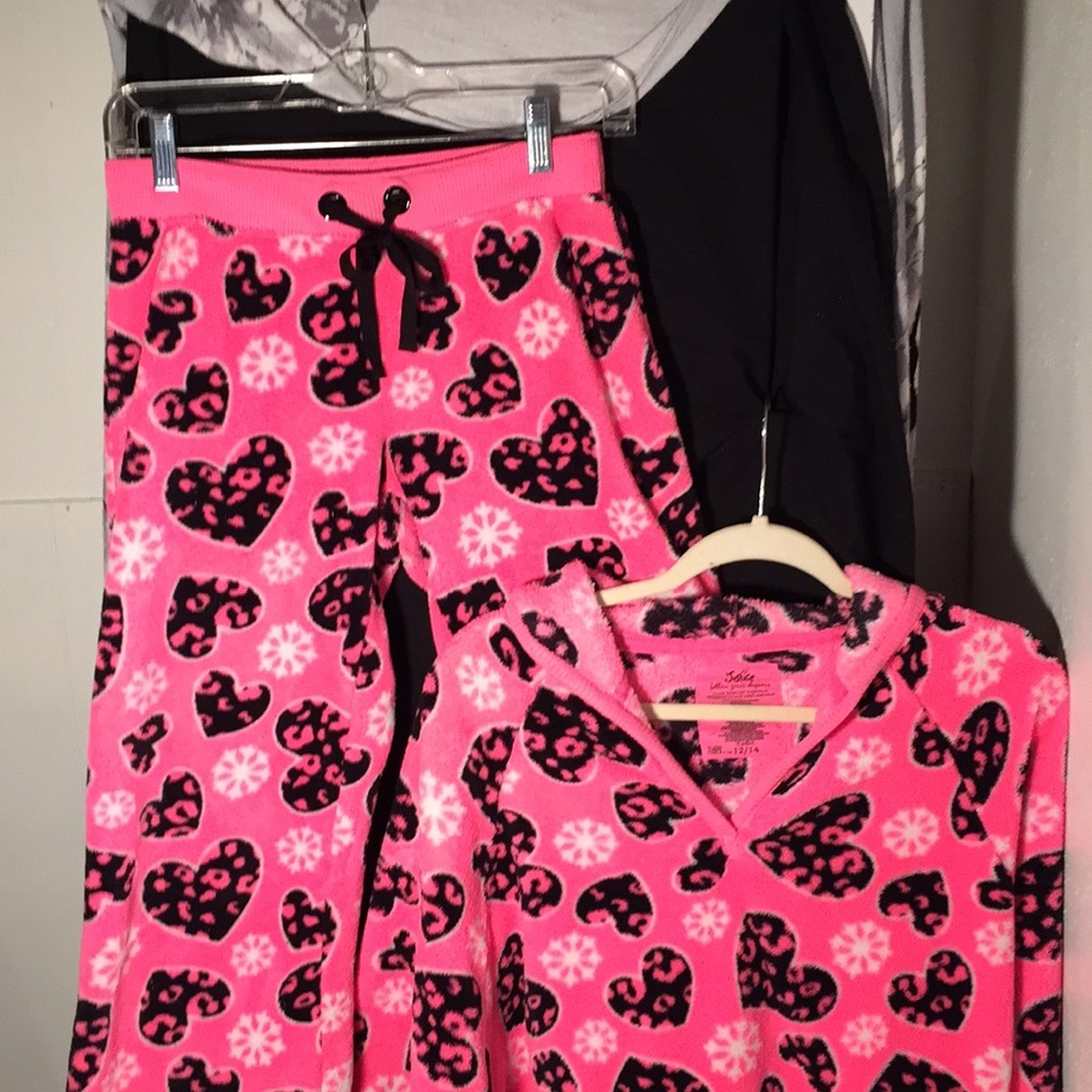 2 Piece Justice Pajamas Set size 12/14